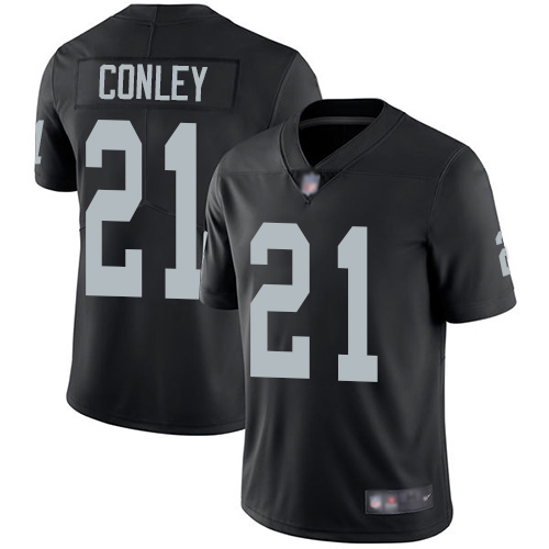 Men Oakland Raiders Limited Black Gareon Conley Home Jersey NFL Football 21 Vapor Untouchable Jersey